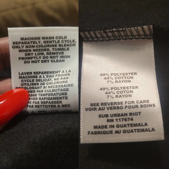 Sub Urban Riot Single Bells Sweatshirt Size M Black - Picture 9 of 12